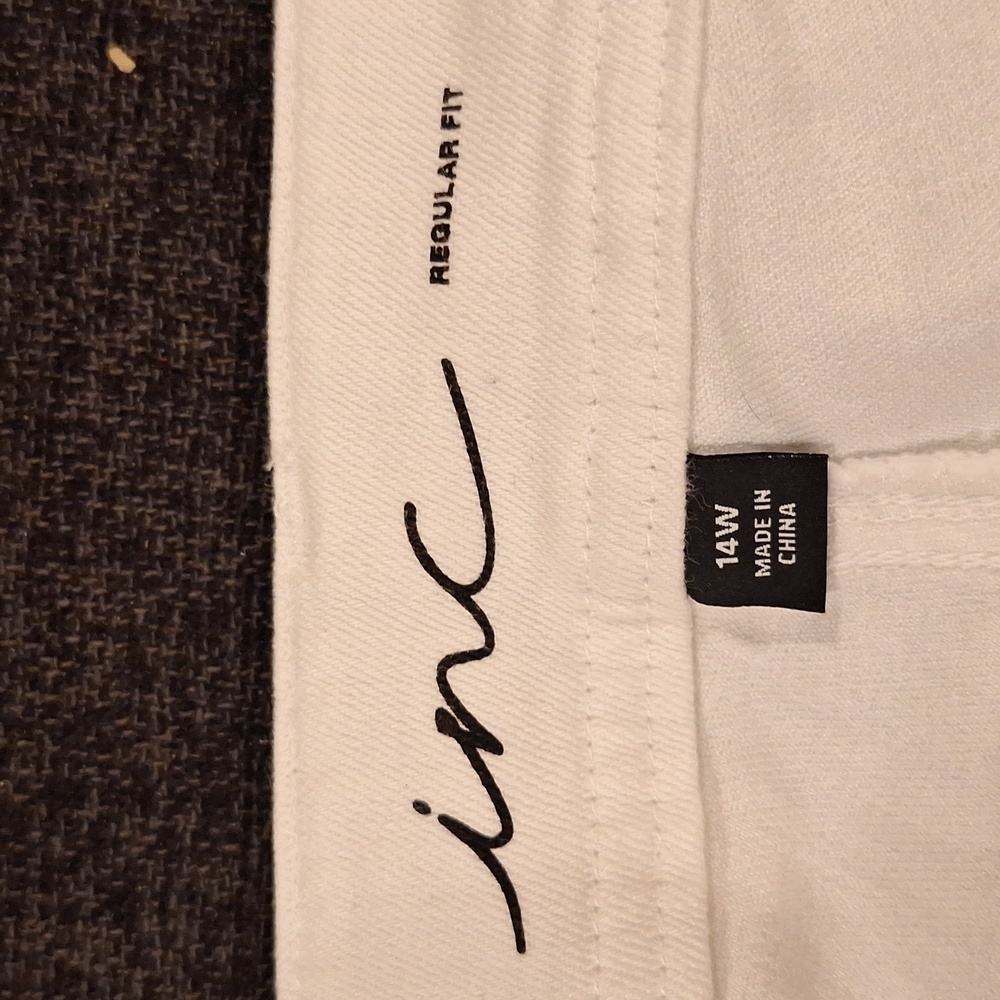 White Pants with fray